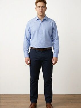 Apt. 9 Men's Light Blue Dress Shirt